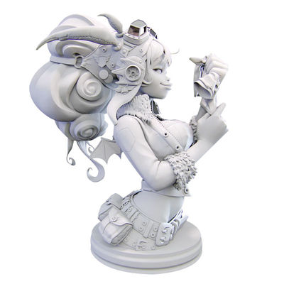 White 3D Printed Parts for Optimal Manufacturing Results in IGS Format