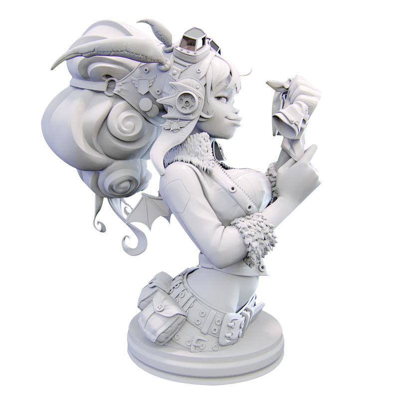 White 3D Printed Parts for Optimal Manufacturing Results in IGS Format