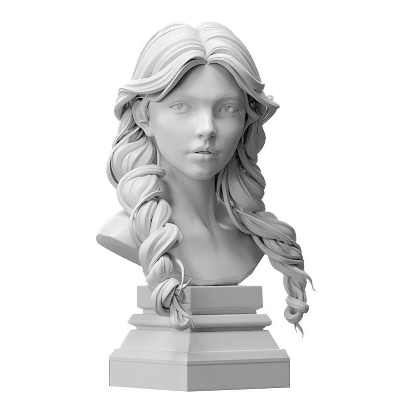 White 3D Printed Parts for Optimal Manufacturing Results in IGS Format